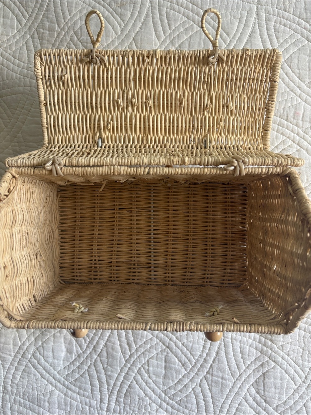 Rattan Handbag Straw Casa Clutch - Picture 4 of 4